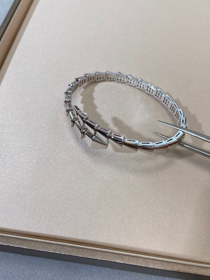 [Panda Jewelry]SERPENTI VIPER SILVER BRACELET