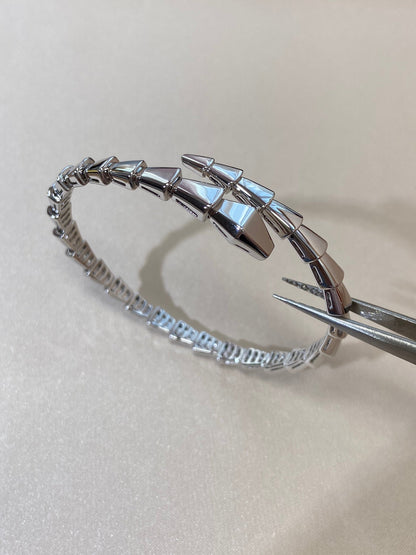 [Panda Jewelry]SERPENTI VIPER SILVER BRACELET