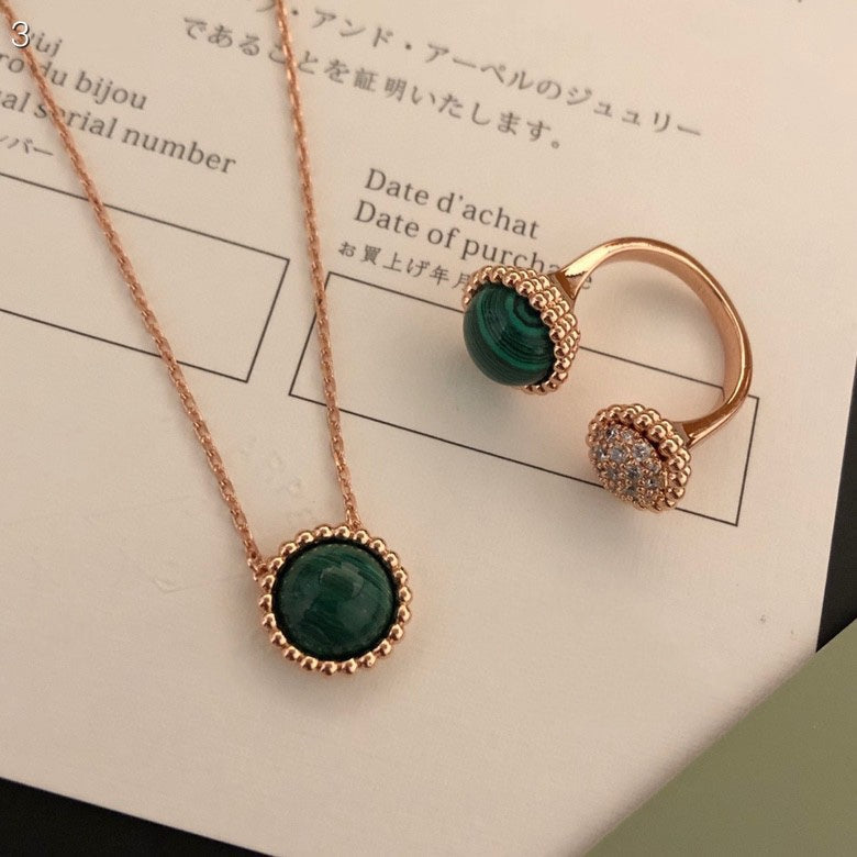 [Panda Jewelry]PERLEE COULEURS DIAMOND ROSE GOLD BETWEEN THE FINGER RING