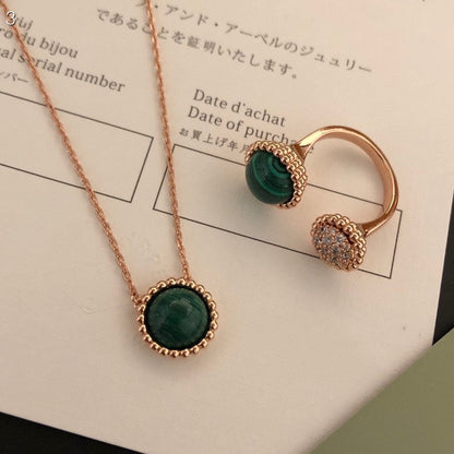 [Panda Jewelry]PERLEE COULEURS DIAMOND ROSE GOLD BETWEEN THE FINGER RING