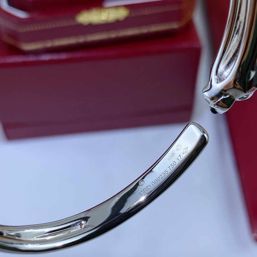 [Panda Jewelry]PANTHERE SILVER OPEN BRACELET
