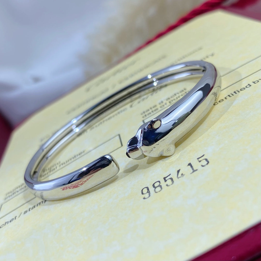 [Panda Jewelry]PANTHERE SILVER OPEN BRACELET