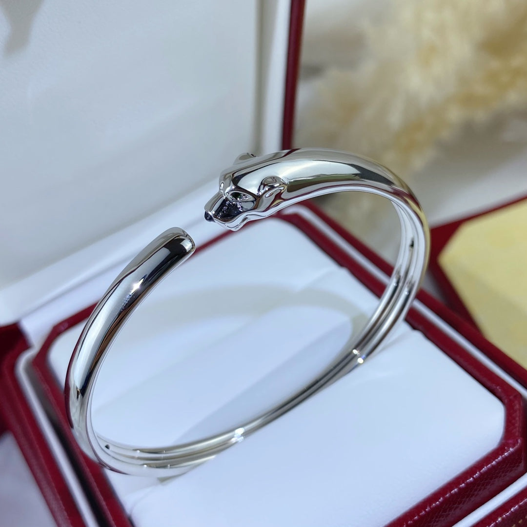 [Panda Jewelry]PANTHERE SILVER OPEN BRACELET