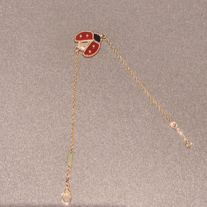 [Panda Jewelry]LUCKY SPRING 1 MOTIF PINK GOLD BRACELET