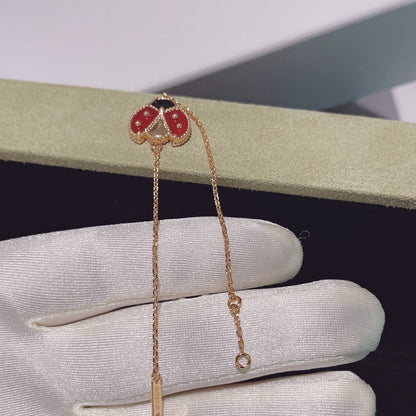[Panda Jewelry]LUCKY SPRING 1 MOTIF PINK GOLD BRACELET