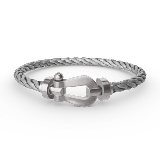 [Panda Jewelry]FORCE LARGE HORSESHOE NO DIAMOND BRACELET SILVER