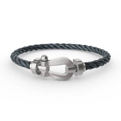 [Panda Jewelry]FORCE LARGE HORSESHOE NO DIAMOND BRACELET SILVER