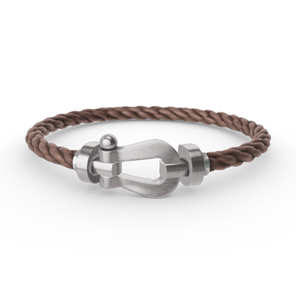 [Panda Jewelry]FORCE LARGE HORSESHOE NO DIAMOND BRACELET SILVER
