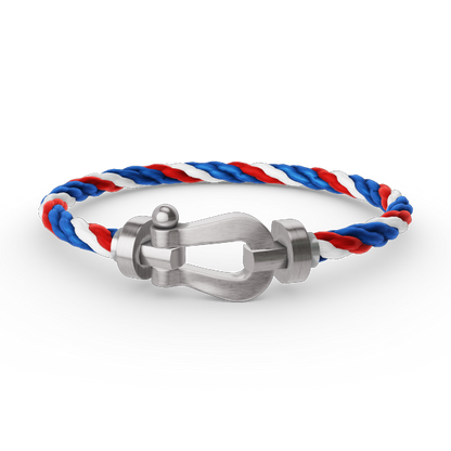 [Panda Jewelry]FORCE LARGE HORSESHOE NO DIAMOND BRACELET SILVER