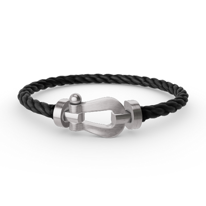 [Panda Jewelry]FORCE LARGE HORSESHOE NO DIAMOND BRACELET SILVER