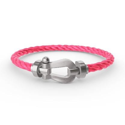 [Panda Jewelry]FORCE LARGE HORSESHOE NO DIAMOND BRACELET SILVER