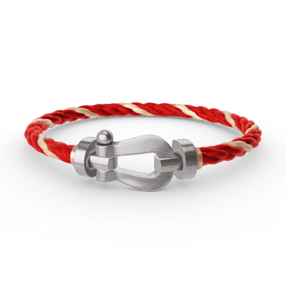 [Panda Jewelry]FORCE LARGE HORSESHOE NO DIAMOND BRACELET SILVER