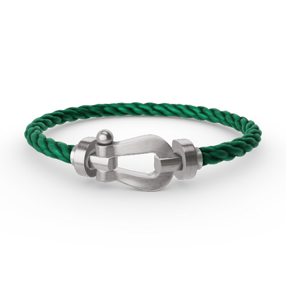 [Panda Jewelry]FORCE LARGE HORSESHOE NO DIAMOND BRACELET SILVER