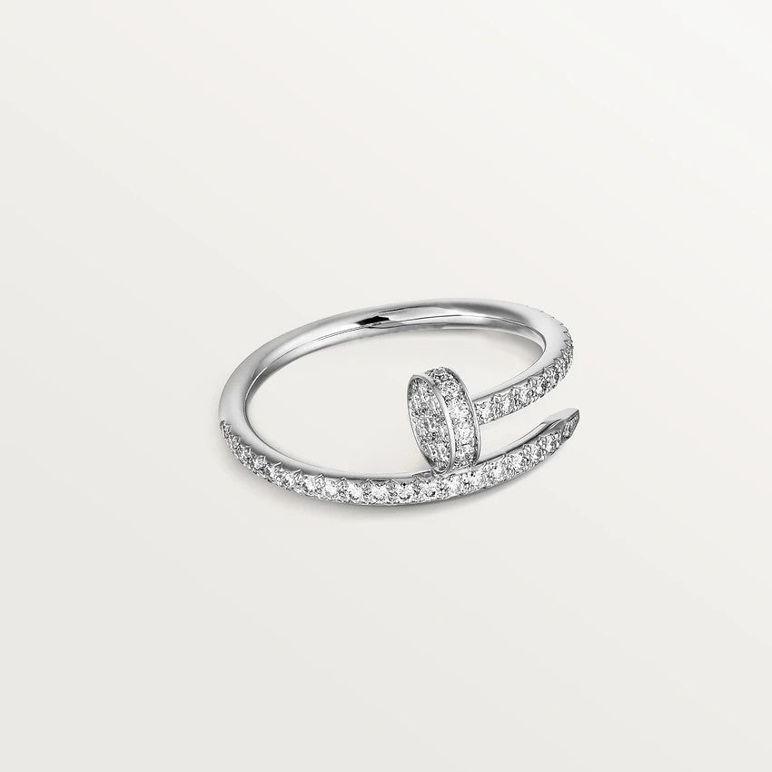 [Panda Jewelry]JUSTE RING 1.8MM SILVER DIAMONDS