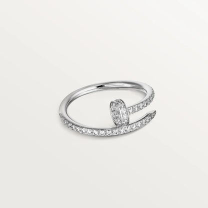 [Panda Jewelry]JUSTE RING 1.8MM SILVER DIAMONDS