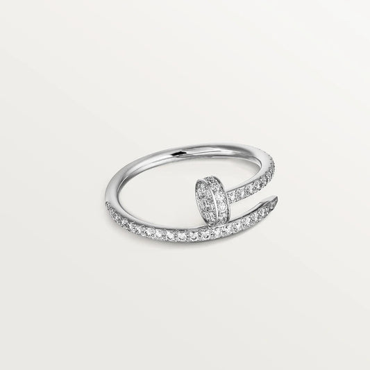 [Panda Jewelry]JUSTE RING 1.8MM SILVER DIAMONDS